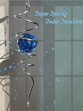 GORGEOUS! ✨ Crystal Gem Spiral Suncatcher
